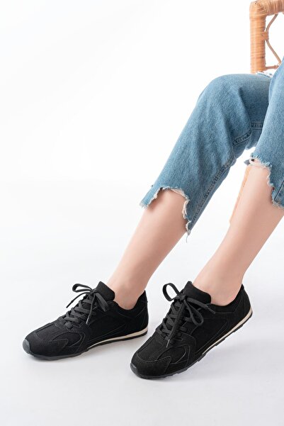 Dark Shoes حذاء رياضي أسود مريح لتقويم العظام للنساء