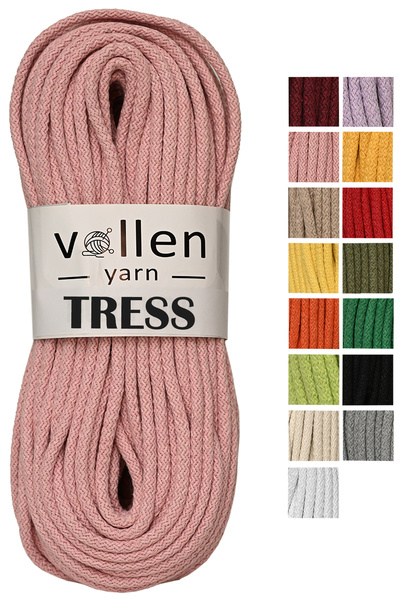 vollen yarn Σχοινί Macrame, Σχοινί πολλαπλών χρήσεων, 10 μέτρα, Σχοινί με κορ...