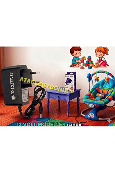 ATAELEKTRONİK Sallanan Beşik ANA Kucağı ŞARJ CİHAZI ADAPTÖRÜ 12 VOLT