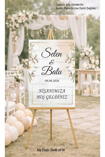fırsatlar diyarı Kişiye Özel Kına Nişan Söz Nikah Düğün Hoşgeldiniz Karşılama...