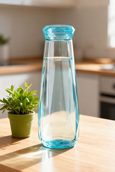 Eq deco Kapaklı Cam Şişe 400 ml