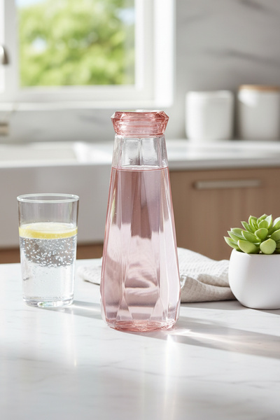 Eq deco Kapaklı Cam Şişe 400 ml