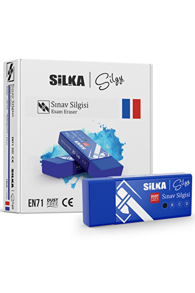 Silka Exam Eraser 20-Pack Navy Blue Art.8 (20-Pack)