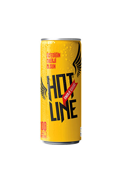 Hotline Hot Line Enerji İçeceği 250 ml 24’lü Kutu | Yüksek Enerji & Avantajlı...