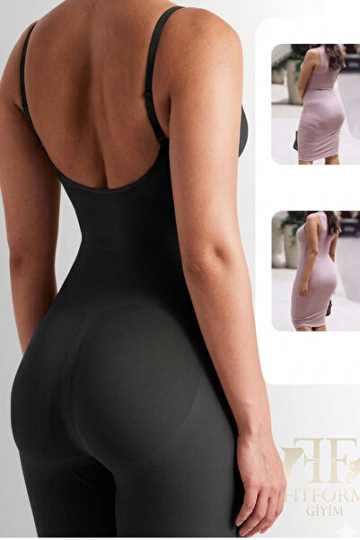 FF FİT FORM GİYİM Κορσές ολικής σύσφιξης χωρίς ραφές για κοιλιά, γλουτούς και...