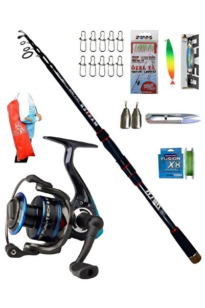DAM Quick Fun-Tech 3 MK1 4000 FD 270cm 14-42gr Oslo Master Tele Spin Olta Tak...