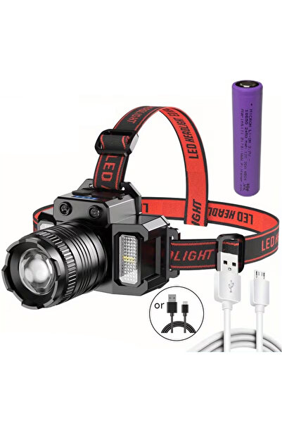 Oslo Dual Light Source Şarjlı ve Sensörlü Kafa Lambası