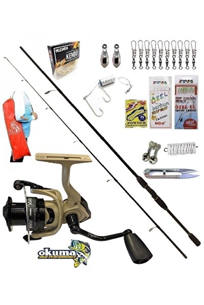 Okuma Outrax 4000 210cm 20-40gr Remixon Double Black Kıyı Spin Olta Takımı Seti