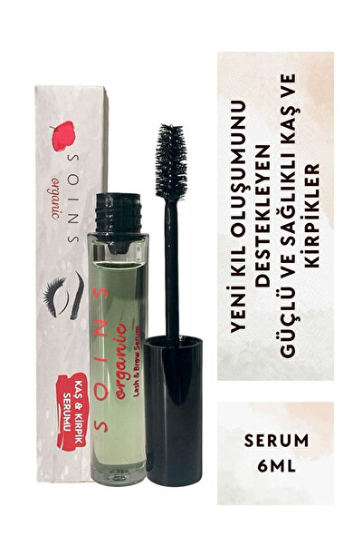 Soins Organic Soins Besleyici,kıl Oluşumunu Destekleyen Kaş Kirpik Bakım Serumu
