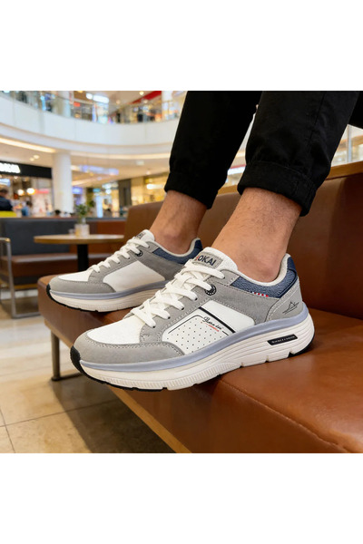 Tmall Pantofi sport bărbătești, din piele, B4061, albi