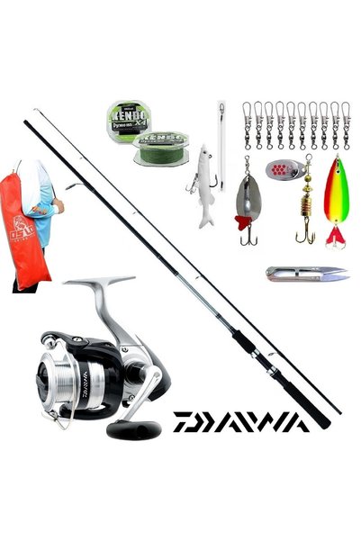 daiwa Sweepfire 240cm 20-40gr Daiwa Strikeforce 2500-B Turna Spin Olta Takımı Seti