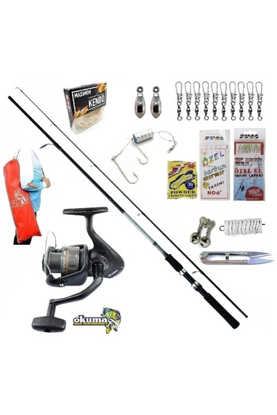 Okuma Revenger Rv-40 Daiwa Sweepfire 270cm 20-60gr Kıyı Spin Olta Takımı Seti