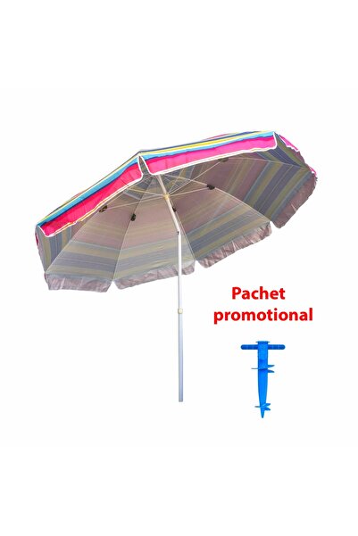 FOXMAG24 Προωθητικό πακέτο, αντηλιακή ομπρέλα, διάμετρος 2,4μ και μπλε βάση τ...