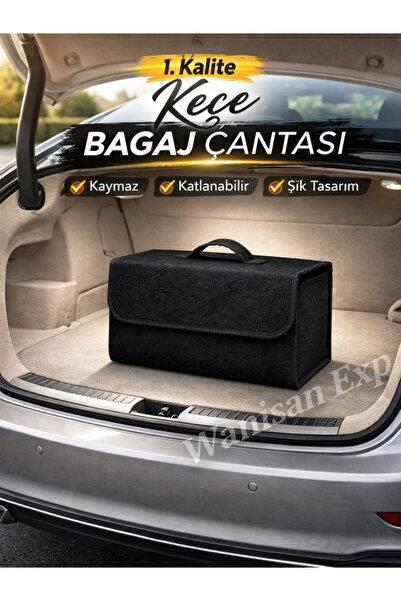 Ankaflex Exp Oto Bagaj Düzenleyici Araç Içi Organizer Araba Bagaj Çantası Keç...