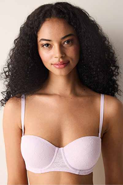 Penti Δαντελένιο σουτιέν Pink Bloom