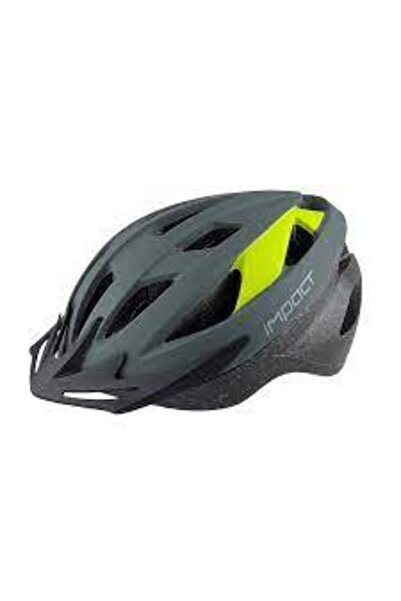 XLC Impact Kask - Impact Vernıon Işıklı, Füme-lime, M Kask