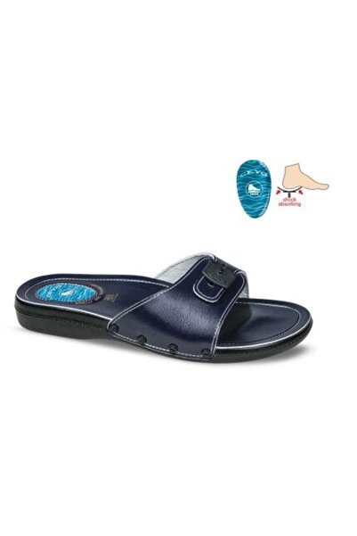 Ceyo 6300-1I Navy Blue Orthopedic Men's Slippers