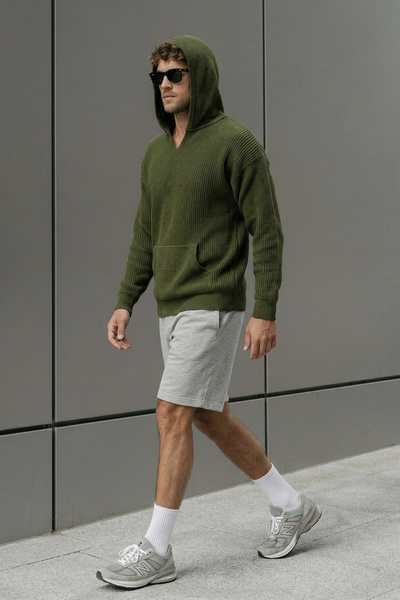 CHUBA Men's Thessaloniki Knitted Standard Cut Knitwear Sweater with Hood and ...