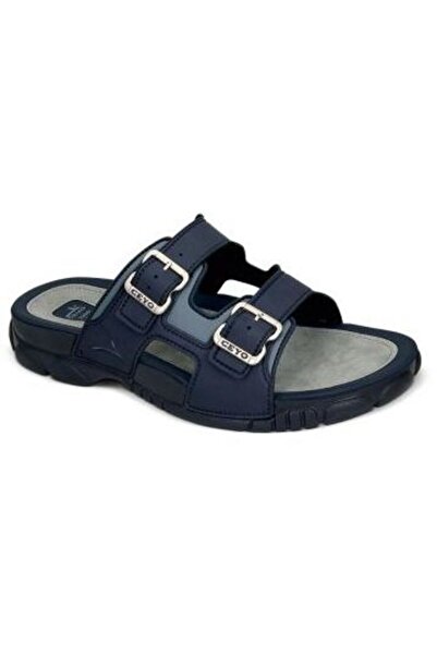 Ceyo 3200I Navy Blue Orthopedic Men's Slippers