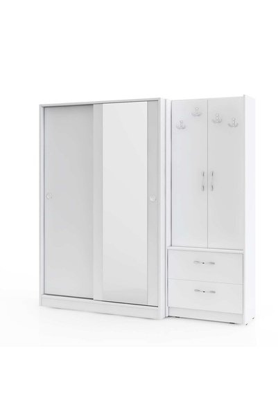 Abre VM-300348 BEYAZ VESTİYER PORTMANTO