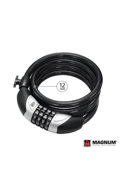 MAGNUM 3110 180cmx12mm kablo kilit şifreli''Uysal Bisiklet'