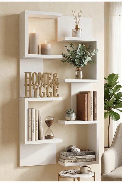 Yurudesign Shelf 22 Duvar Rafı Beyaz WL22-W
