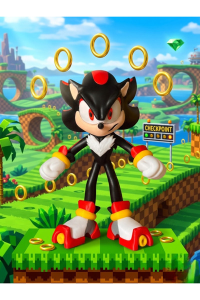 geleceksepet Shadow Sonic Figürü (21 cm)