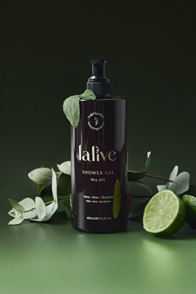 Lalive Doğal Duş Jeli – Lime & Nane & Okaliptüs