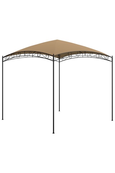 Concept Pavilion, gri taupe, 3 x 3 x 2,65 m, 180 g/m²