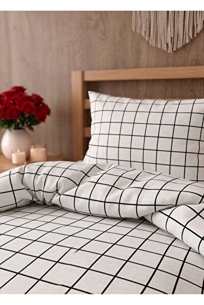 Fermuarlı Nevresim Seti – 160x220 cm (Tek Kişilik) |Nevresim Ve Yastık Kılıfı | Çarşafsız