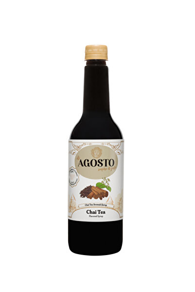 AGOSTO Chai Tea (Chai Tea) Aromalı Kahve Şurubu-6x750 ml