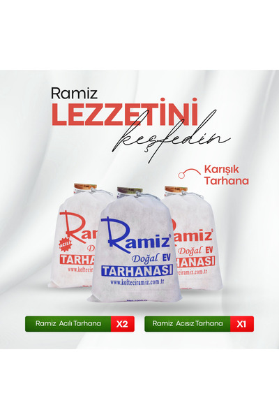 Ramiz 3'lü Ev Yapımı Özel Tarhana (Acılı-Acısız)