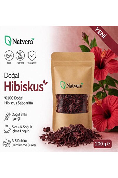 AKTAR Hibiskus Kurusu Doğal Hibiskus Çiçeği 200 GR