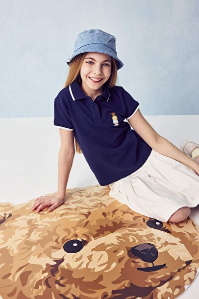 DeFacto Μπλουζάκι Πόλο με Αρκουδάκι για Κορίτσια H3285A826SM