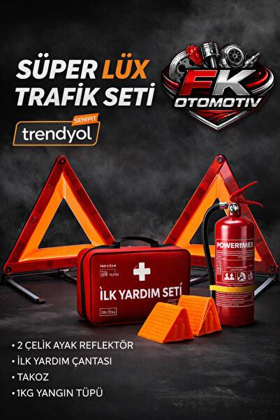 Akse LÜX TRAFİK SETİ 2 REFLEKTÖRLÜ ÇELİK AYAKLI