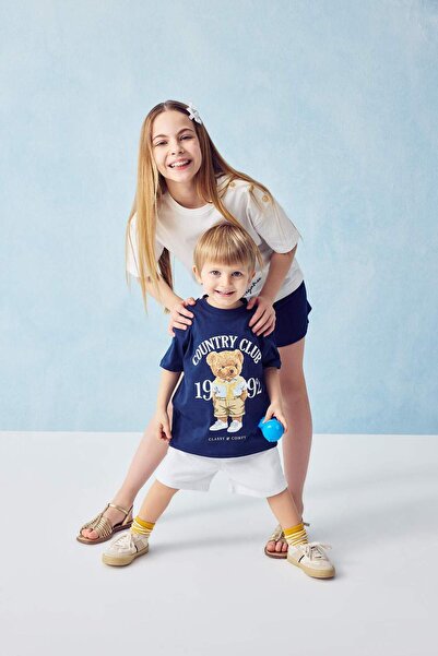 DeFacto White Jean Shorts Baby Boy C2286A524Sm