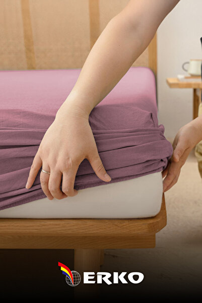 Erko Dört Mevsim 100% βαμβακερό χτενισμένο σεντόνι μονό διπλό σε όλα τα μεγέθη