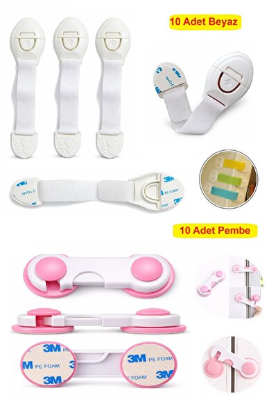 demethome Set za bezbednost dece, zaključavanje ormarića i fioka, 10 komada, ...