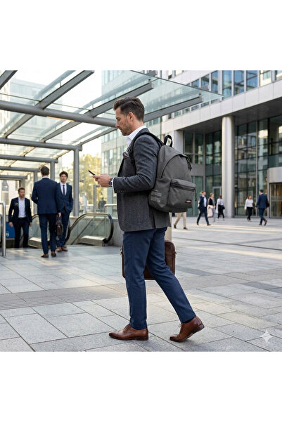 Eastpak Σακίδιο πλάτης Storm Grey με επένδυση - EK0006203E71