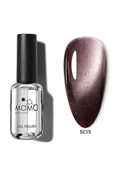 MOMO professional Korean Silky Cat Eye Gel Polish, Kedi Gözü Kalıcı Oje, SC15...