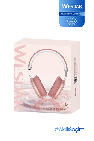 Wesdar K-283H Bluetooth Kulak Üstü Katlanabilir Taşıma Çantalı Kulaklık