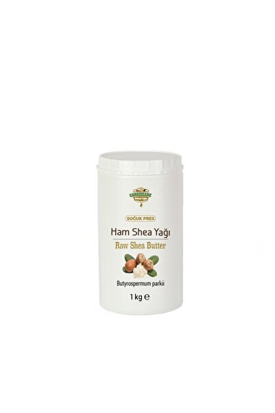 Cansızzade Ham Shea Yağı (Raw Shea Butter) - 1 kg - İşlenmemiş - GİMDES Helal...