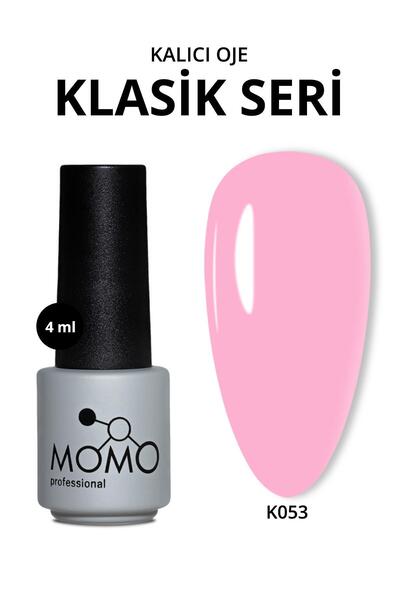 MOMO professional Kalıcı Oje K053, Pastel Pembe, 4 ml