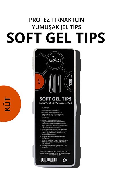 MOMO professional Tırnak Soft Gel Tips 120 Ad. (Küt)