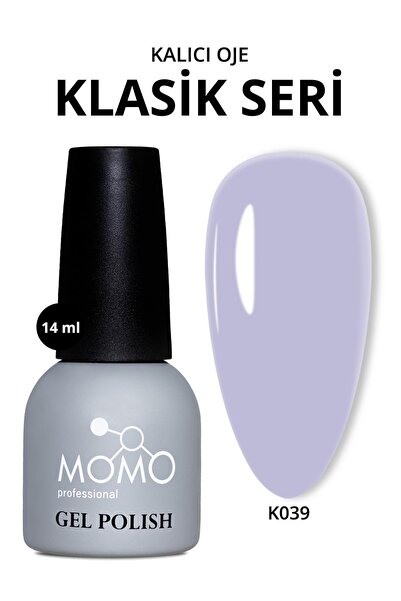 MOMO professional Kalıcı Oje K039, Soğuk Lila, 14 ml
