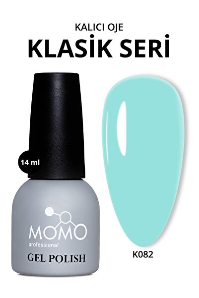MOMO professional Kalıcı Oje K082, Turkuaz, 14 ml