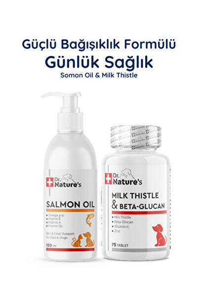 Dr. Nature's Parlak Tüy + Metabolizma Destek Paketi (Omega + Milk Thistle)