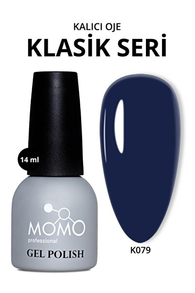 MOMO professional Kalıcı Oje K079, Lacivert, 14 ml, TPO- FREE