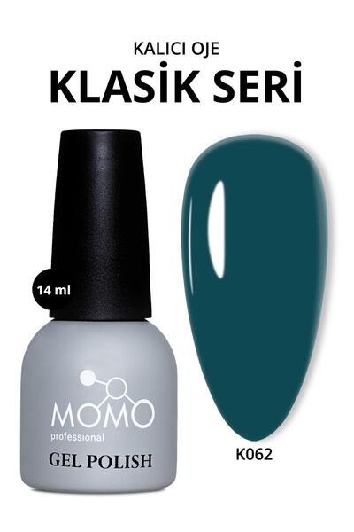 MOMO professional Kalıcı Oje K062, Petrol Yeşili, 14 ml