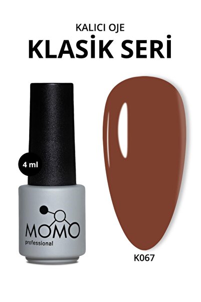 MOMO professional Kalıcı Oje K067, Türk Kahvesi, 4 ml